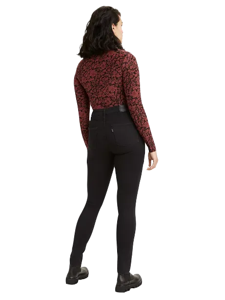 Levi's pantalone jeans da donna a vita alta 721 Skinny 188820233 stonewashed nero Slim Sunny Vibes Festival Outfit