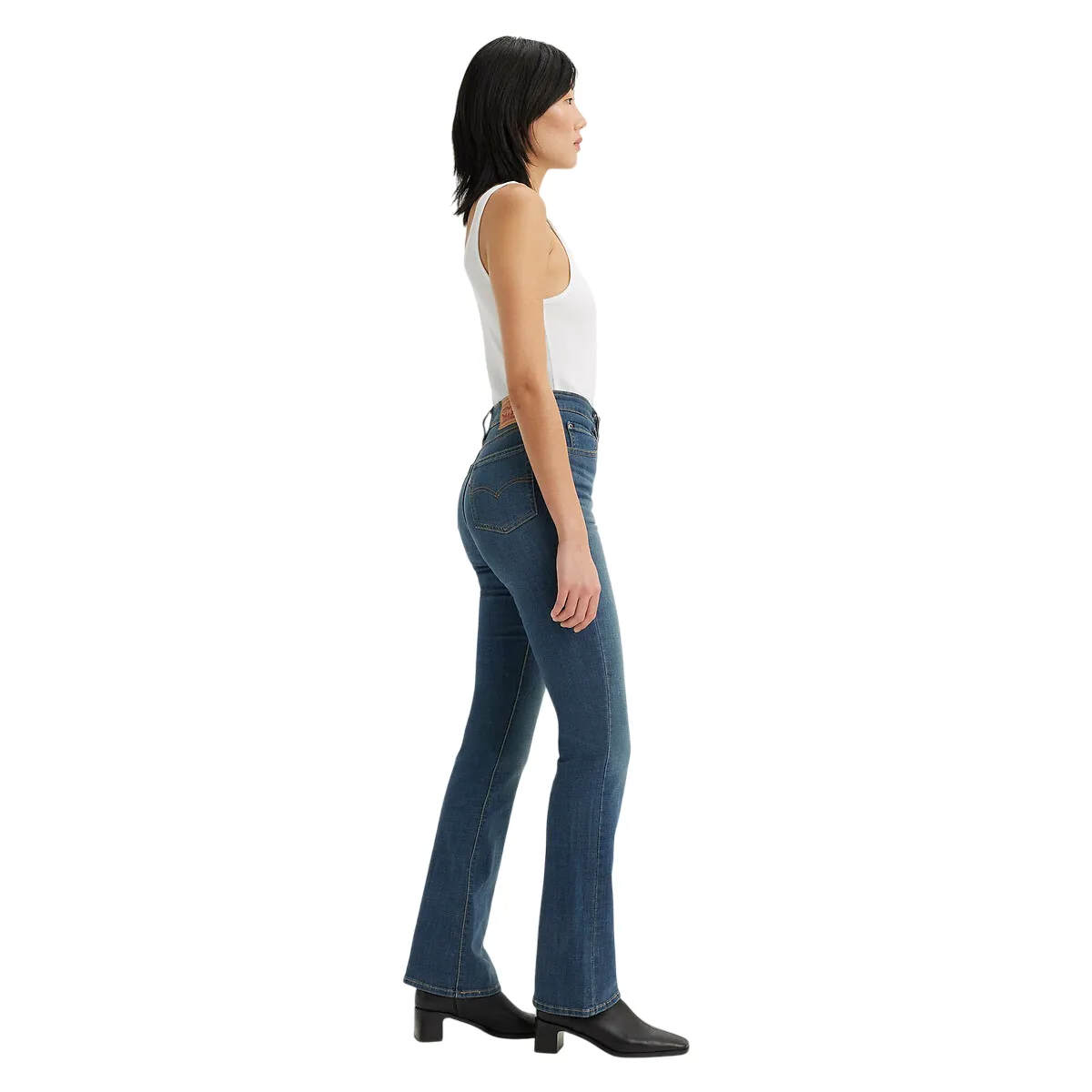 Levi's pantalone jeans da donna a vita alta a zampa Bootcut 187590121 blu Minimalist Elegant Youth Outfit