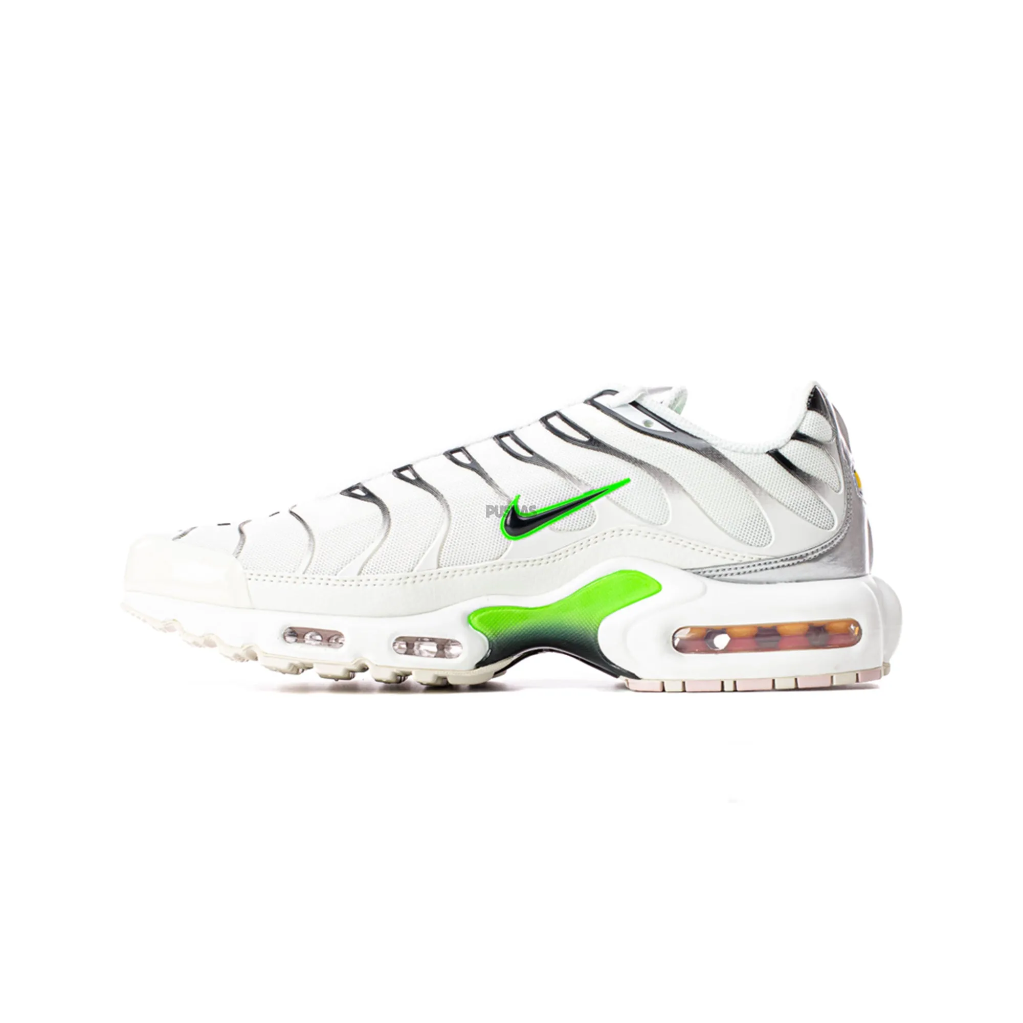 Daily Running Biomechanical Contouring Nike Air Max TN Plus 'White Strike Green' Women's (2021)