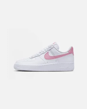 Nike Women's Air Force 1 '07 Next Nature White/Pink Ventilation Perforation System