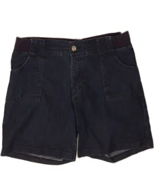 No Wrinkle LEE Womens Riders Mid Rise Denim Shorts US 16 2XL W38  Blue Cotton