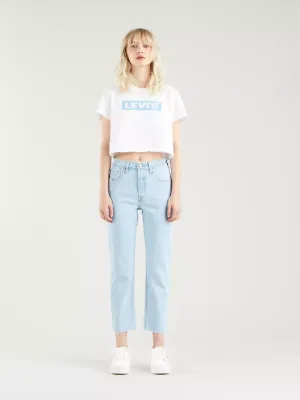 Brunch Outfit Summer Vibes Versatile Universal Look Levi's Pantalone a taglio vivo 362000180 samba goal light indigo
