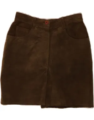 No Friction Tennis wear BETTY BARCLAY Womens High Waist Suede Casual Shorts IT 38 XS W26 Khaki