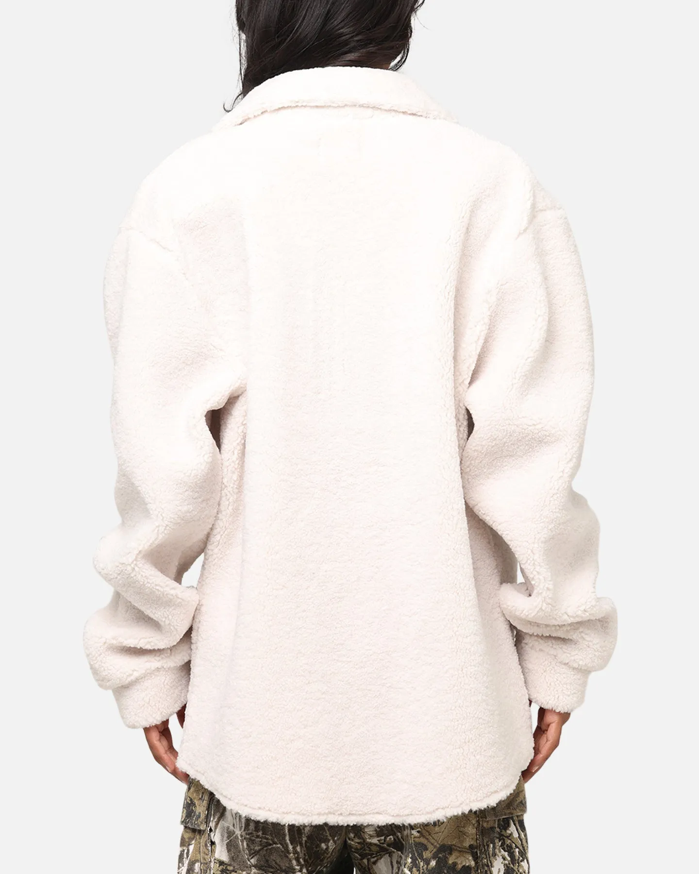 Easter wear cultural festival XXIII Shearling Fur Jacket Cream