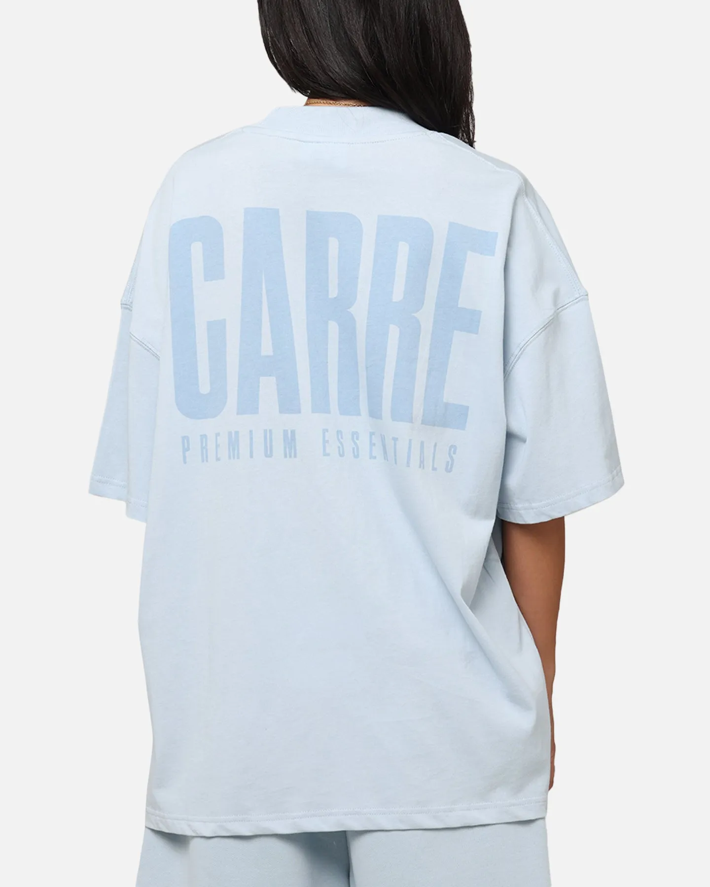 Carre Premium Essentials T-Shirt Baby Blue Cozy Essentials