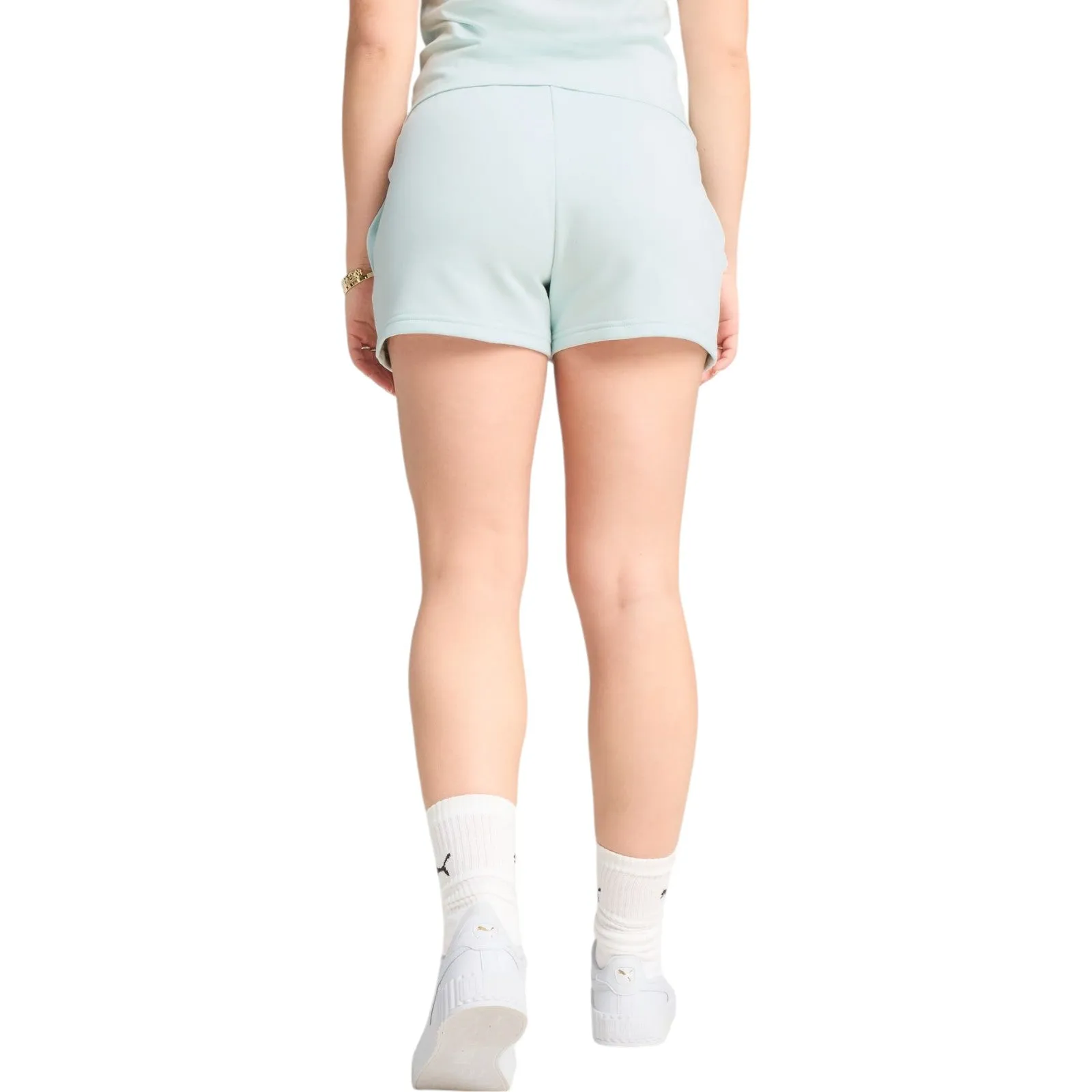 Stretchable Puma Essentials Small No. 1 Logo 4'' Womens Short