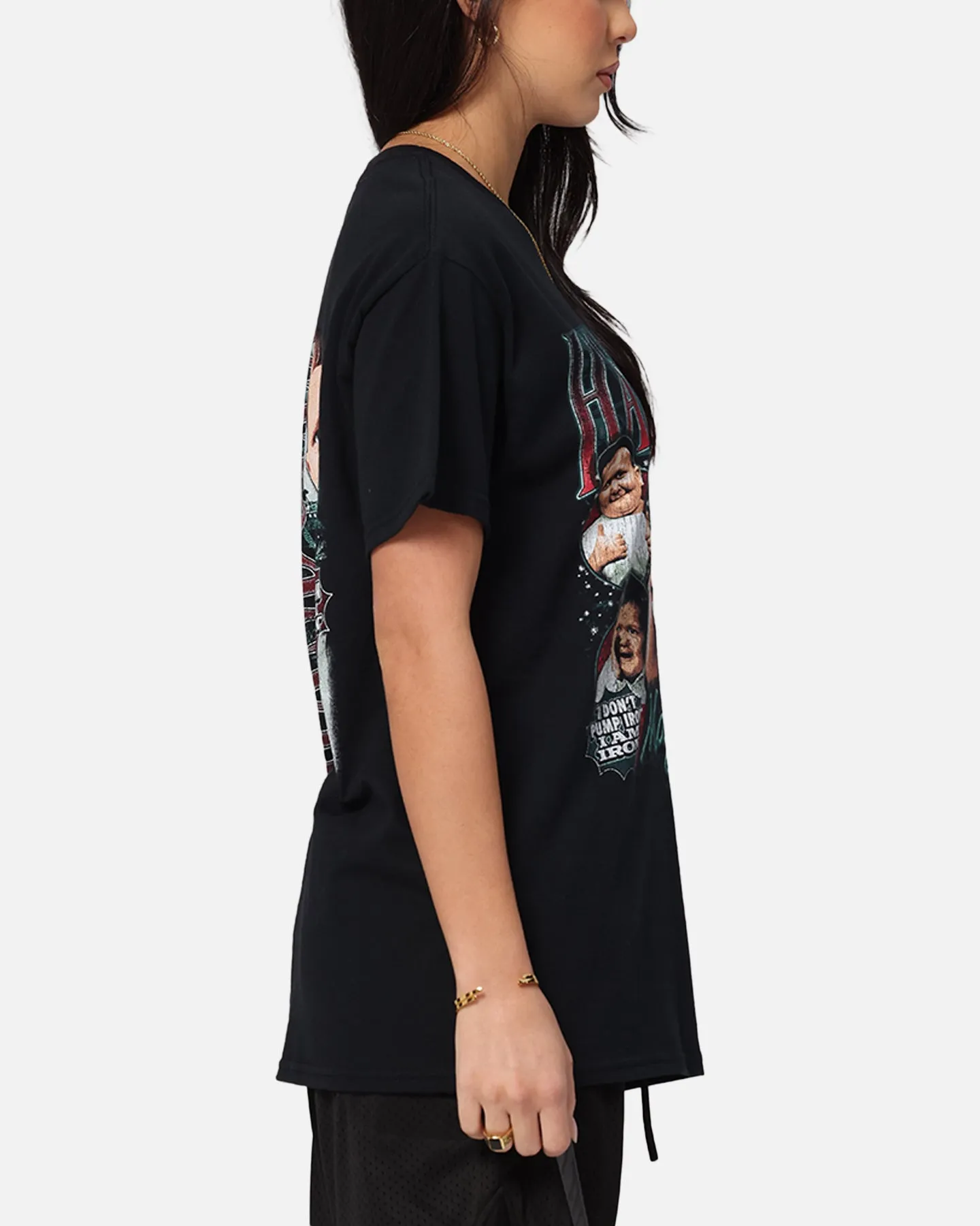 short sleeved UFC By Goat Crew Hasbulla Vintage T-Shirt Black