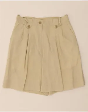 Sporty Chic Light Coverage OLD DOG Womens Chino Shorts IT 40 Small W26  Beige Cotton