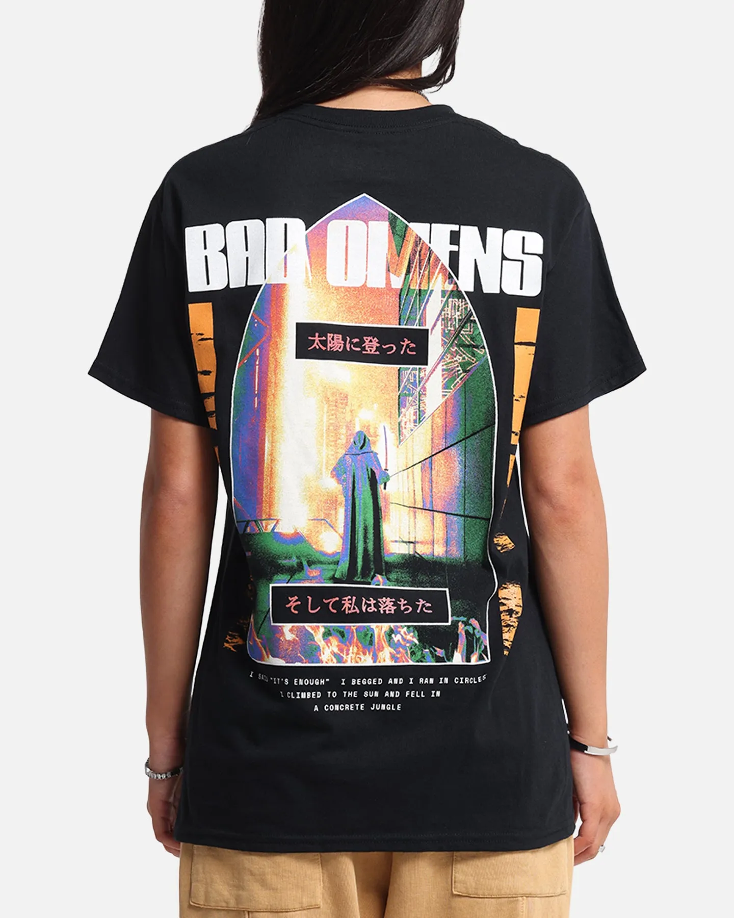 Bad Omens Concrete Jungle T-Shirt Black Urban Trend