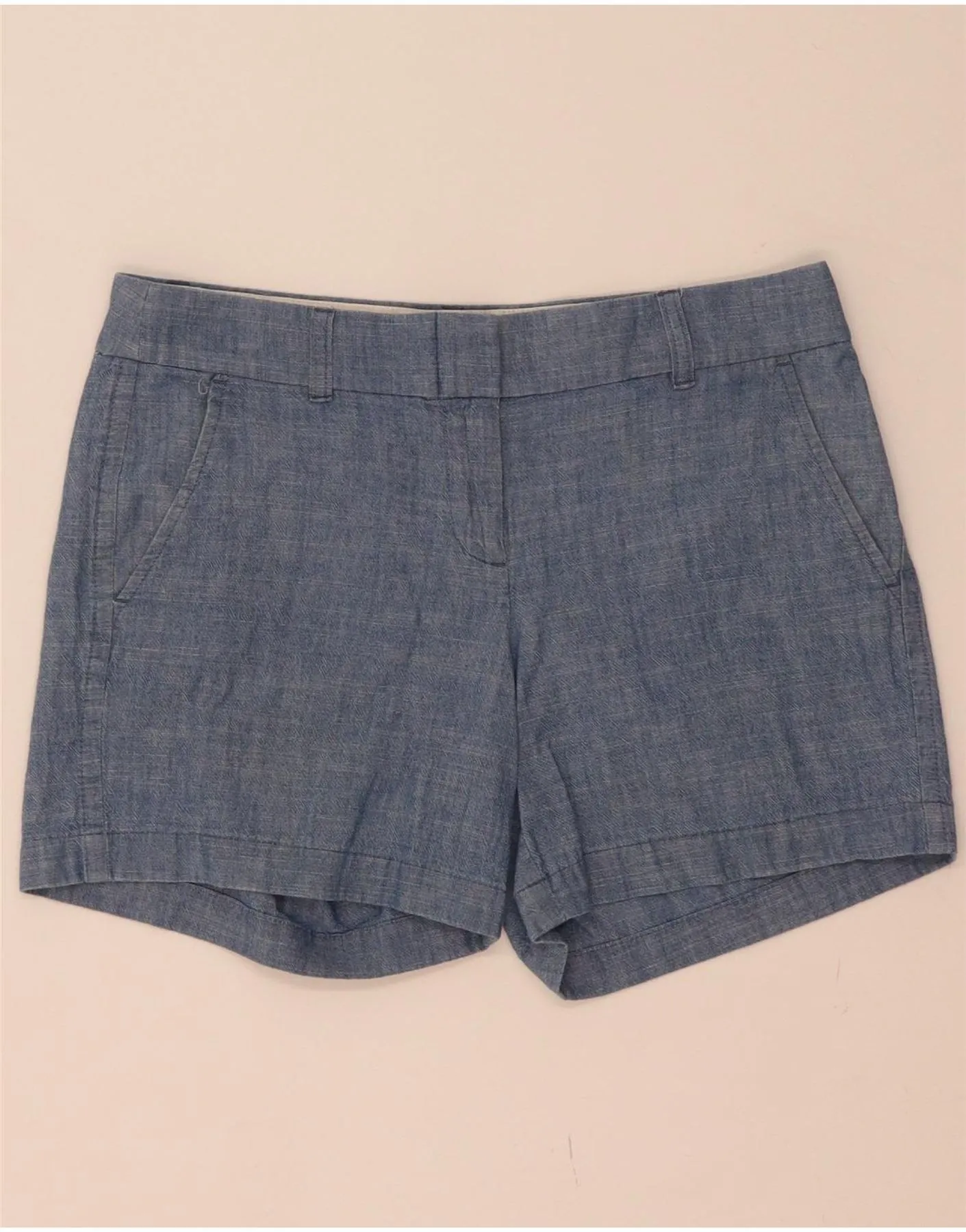 Beach Vibe J. CREW Womens Chino Shorts US 2 XS W30  Blue Cotton