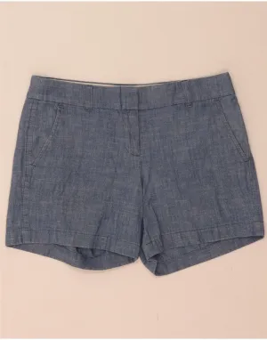 Beach Vibe J. CREW Womens Chino Shorts US 2 XS W30  Blue Cotton