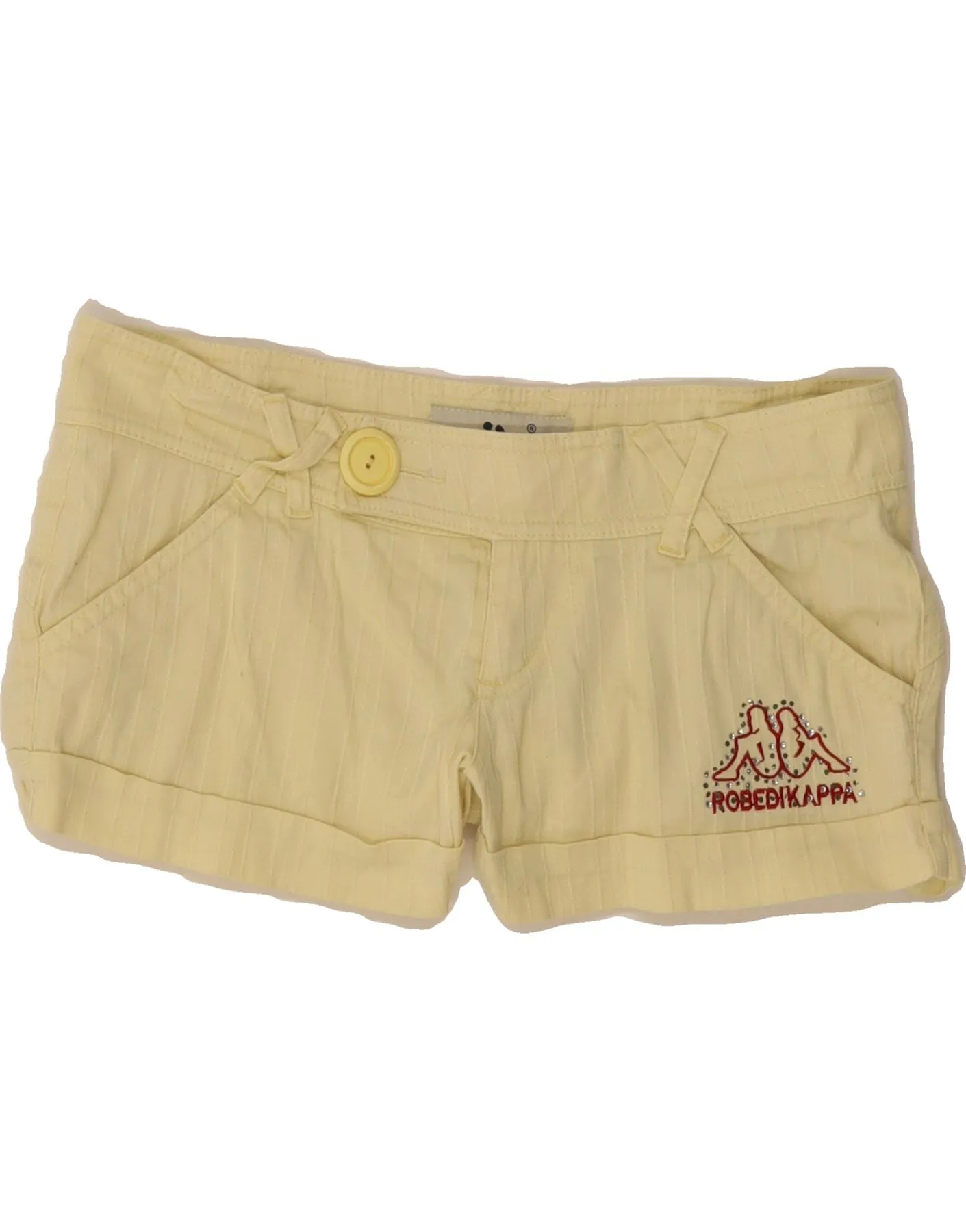 home renovation AdjustableDrawstring KAPPA Womens Hot Pants Medium W30  Yellow