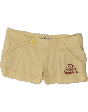 home renovation AdjustableDrawstring KAPPA Womens Hot Pants Medium W30  Yellow