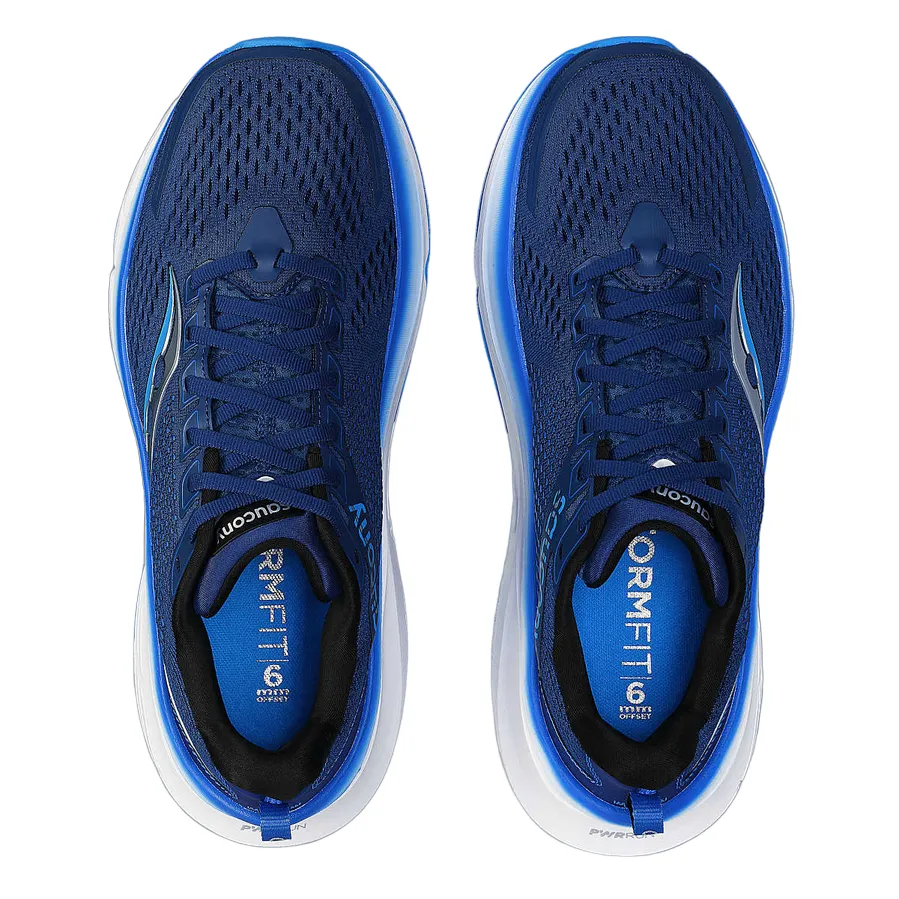 Saucony scarpa da corsa da uomo Guide 17 S20936-106 blu cobalto antibacterial lining shoes Rocker Geometry