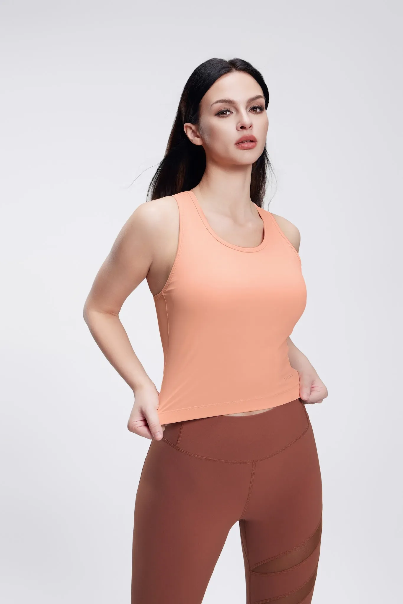 Fitness Apparel Crossed Back Sports Tank