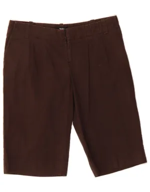 MOSSIMO Womens Bermuda Shorts US 4 Small W30  Brown Cotton Cool Comfort