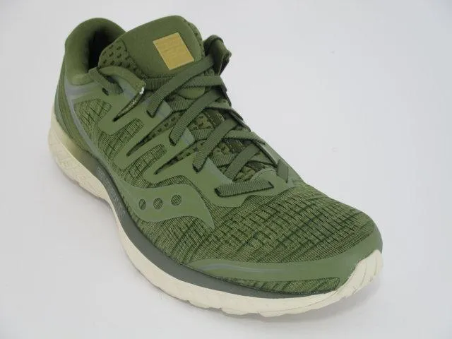 running in a snow - covered area shoes Saucony scarpa da corsa da uomo Guide Iso 2 S20464 41 oliva