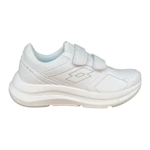 Lotto scarpa da corsa da donna con strappo Speedride 809 II S 221373 010 bianco Asymmetrical Lacing Design youth appeal