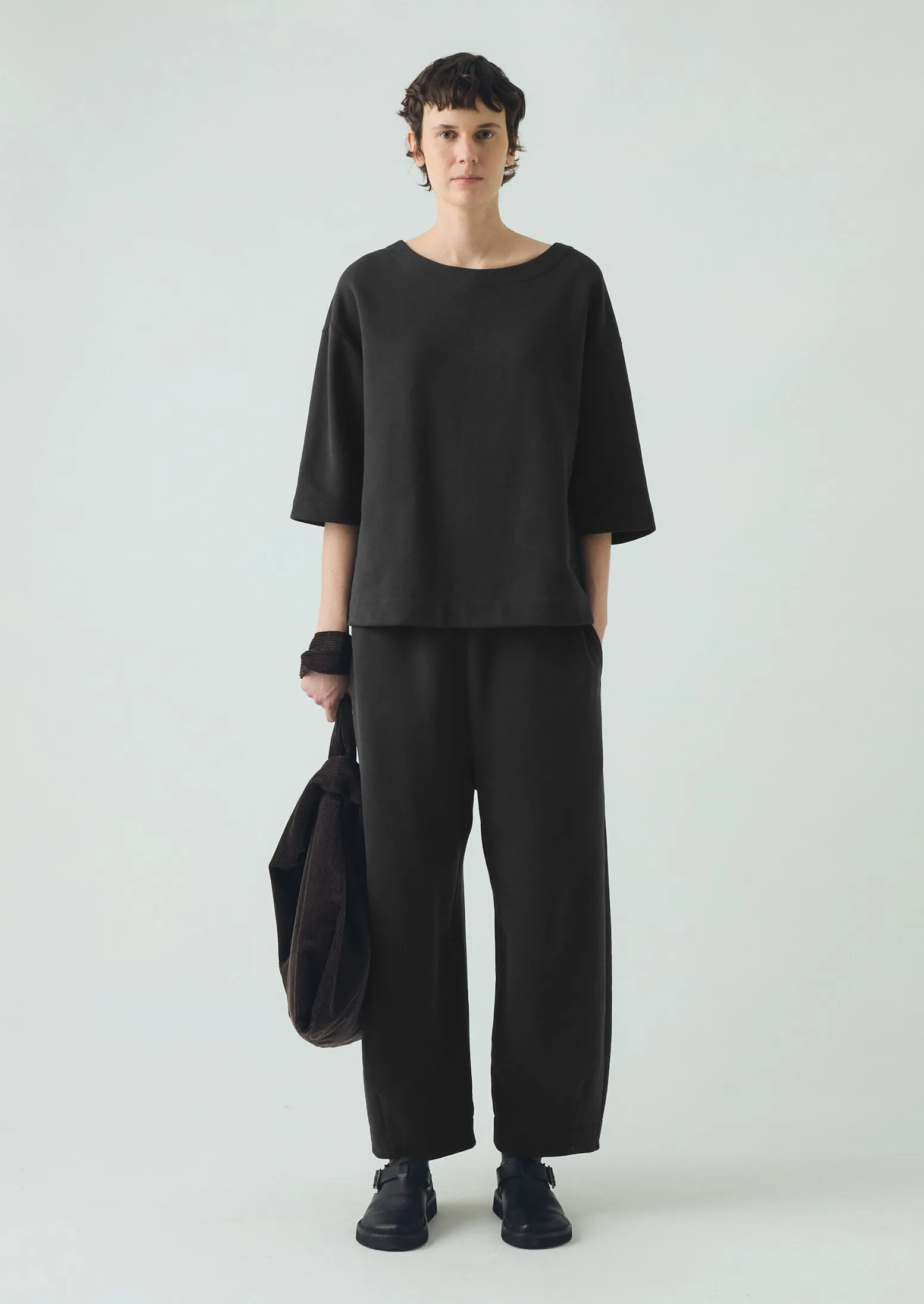 Jersey Barrel Leg Pants | Black Pepper Move Easy