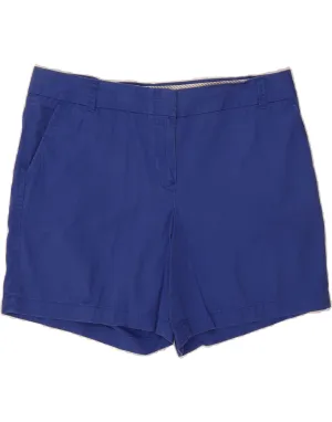 low waisted J. CREW Womens Broken In Chino Shorts US 12 Large W36  Blue Cotton