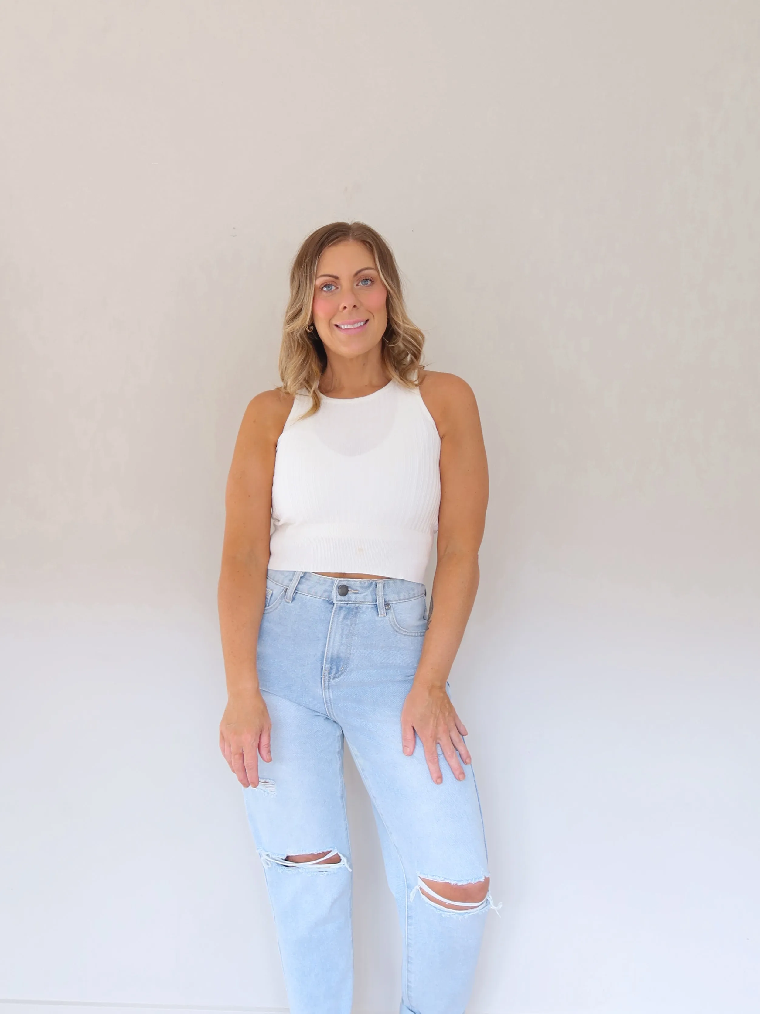 Machine - learning - enabled Joy Tank - Off White