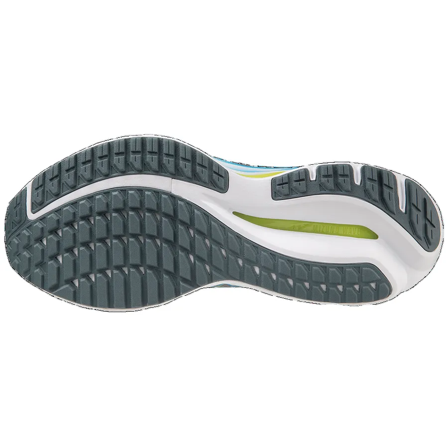 Mizuno scarpa da corsa da uomo antipronazione Wave Inspire 19 J1GC234451 grigio-azzurro for jogging