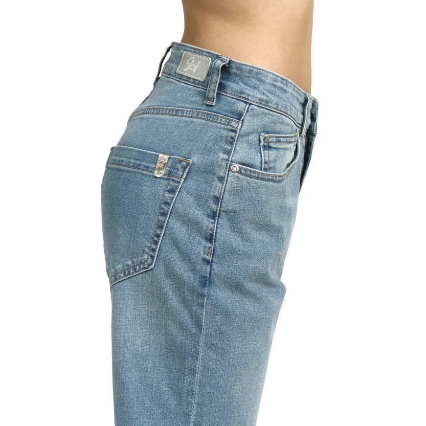 Relaxed Basics Road Trip Casual Friday Home Comfort Griffai pantalone in jeans da donna Loose in tela comfort DGP6165 denim