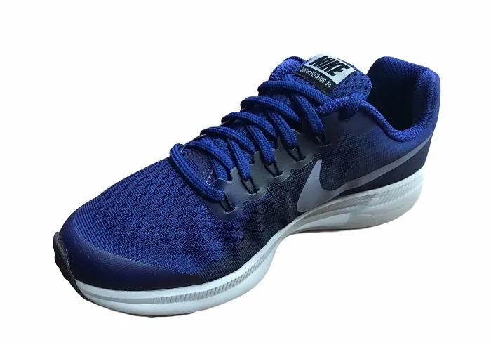 Nike Zoom Pegasus 34 GS scarpa da corsa 881953 404 deep royal blue-dark sky blue suitable for workouts