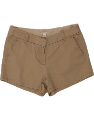 checked shorts J. CREW Womens Chino Shorts US 10 Large W34  Beige Cotton