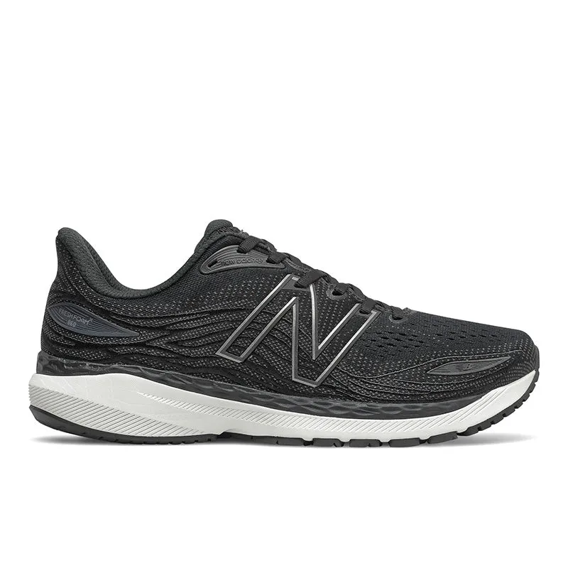campus - runner Fresh Foam X 860v12 - Black with White - Men's