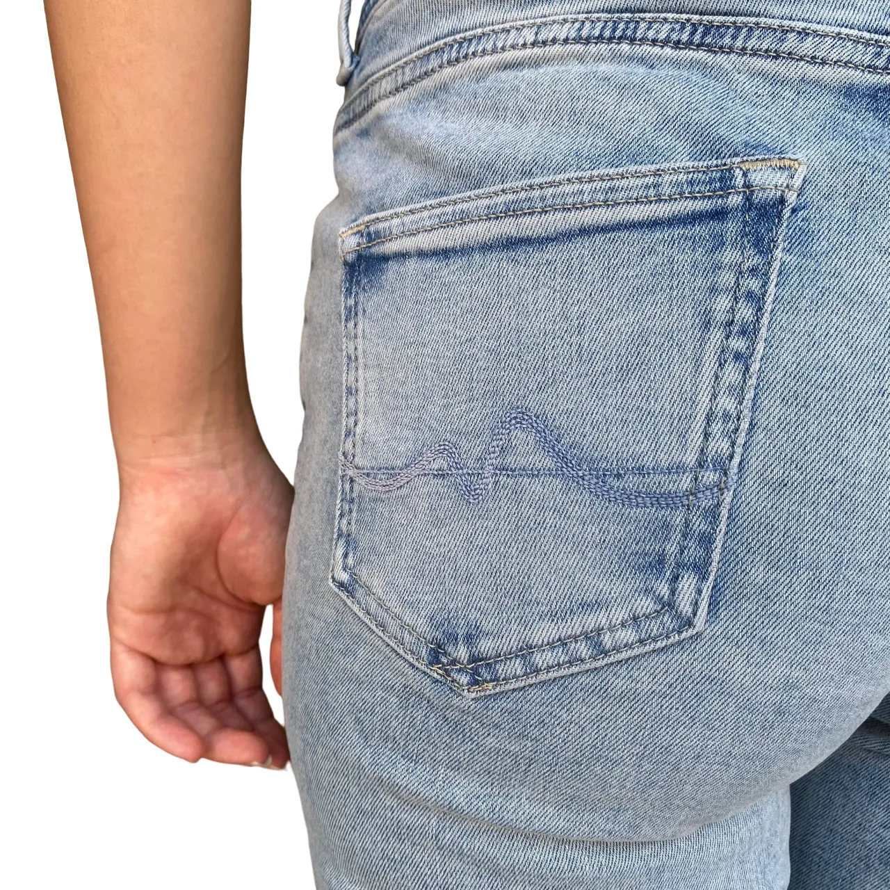 Morning Stroll Evening Stroll Trend Setter Ultra Basic Pepe Jeans pantalone jeans da donna Tapered HW PL204591MI80 blu chiaro
