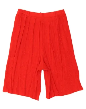 NEW FAST Womens High Waist Cullotes Casual Shorts EU 38 Medium W24  Red Quick Layer Fit Ventilated Back Panels