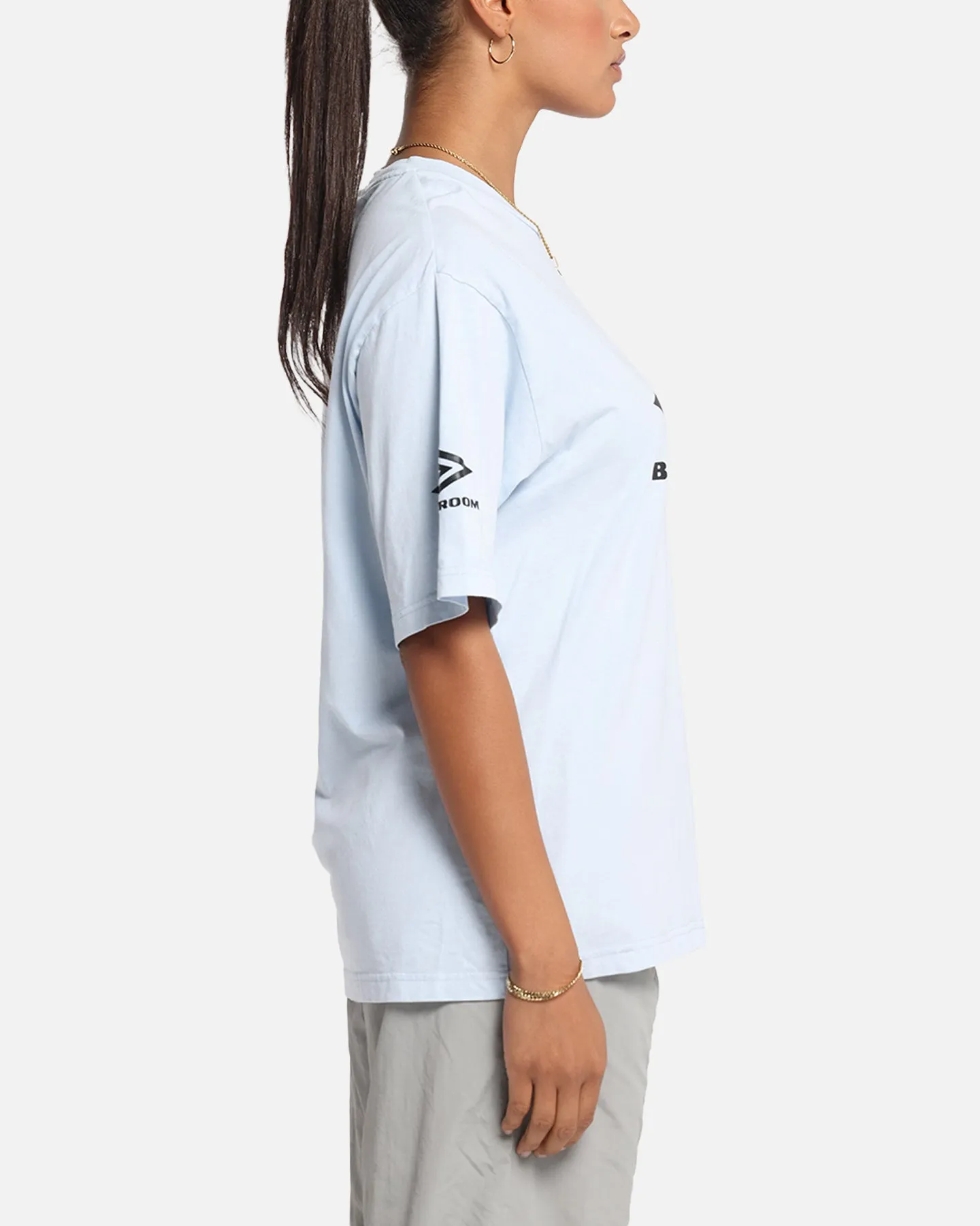 High Quality Printing Boiler Room X Umbro Washed T-Shirt Blue