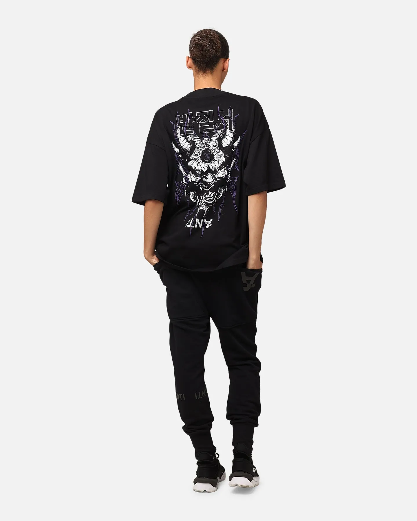 Fashion Layer The Anti Order Agma Mock Neck T-Shirt Black
