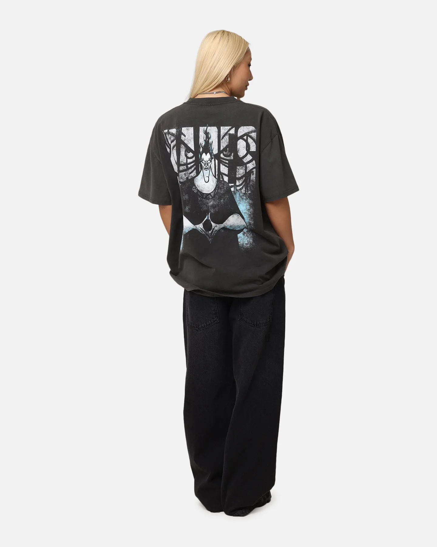 Loose fitting comfort Casual Must-Have American Thrift Disney Hercules Hades Heavy T-Shirt Black Wash