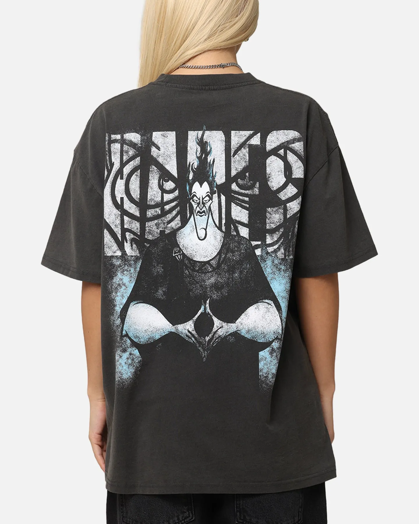 weekday wear suitable for all genders American Thrift Disney Hercules Hades Heavy T-Shirt Black Wash