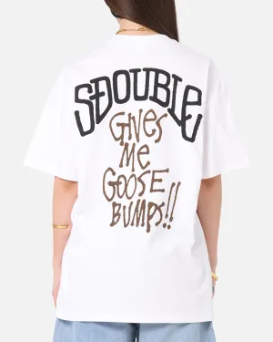 S Double Goosebumps T-Shirt White Light Outfit