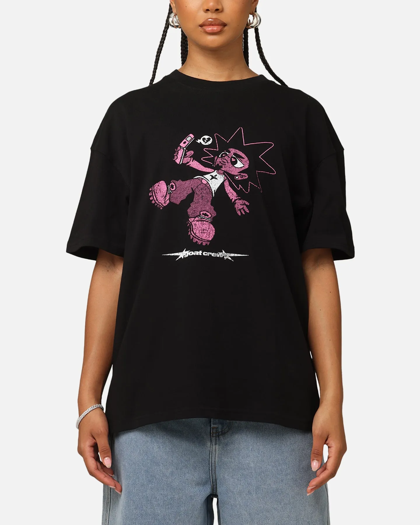 Goat Crew Love Kills T-Shirt Black Modern Simplicity Chic Style