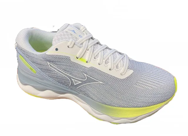 Responsive Shoes Motion Guide Mizuno Wave Skyrise 3 scarpa da corsa da donna J1GD220901 white-turquoise-high visibility