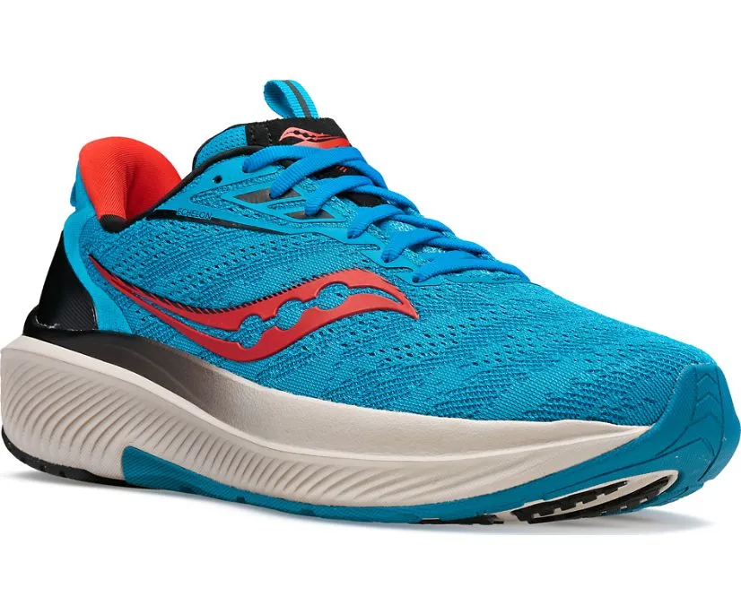 Saucony scarpa da corsa da uomo Echelon 9 S20765-31 blu chiaro Heel Support System Amateur - runner