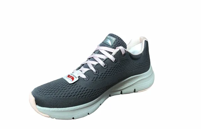 Skechers scarpa sneakers da donna Arch Fit Big Appeal 149057/GYPK grigio-rosa Neutral Stability Footbed
