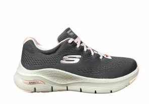 Reinforced Sides Skechers scarpa sneakers da donna Arch Fit Big Appeal 149057/GYPK grigio-rosa