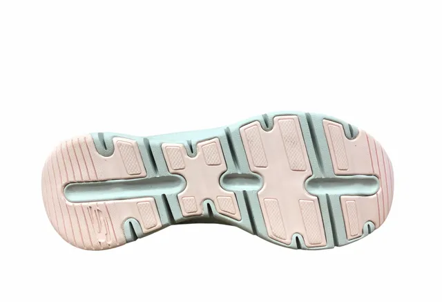 Molded Heel Cup Hyper Compression Zones Skechers scarpa sneakers da donna Arch Fit Big Appeal 149057/GYPK grigio-rosa