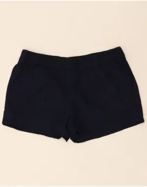 J. CREW Womens Casual Shorts US 8 Medium W34 Navy Blue Cotton Friction Reducing Lining