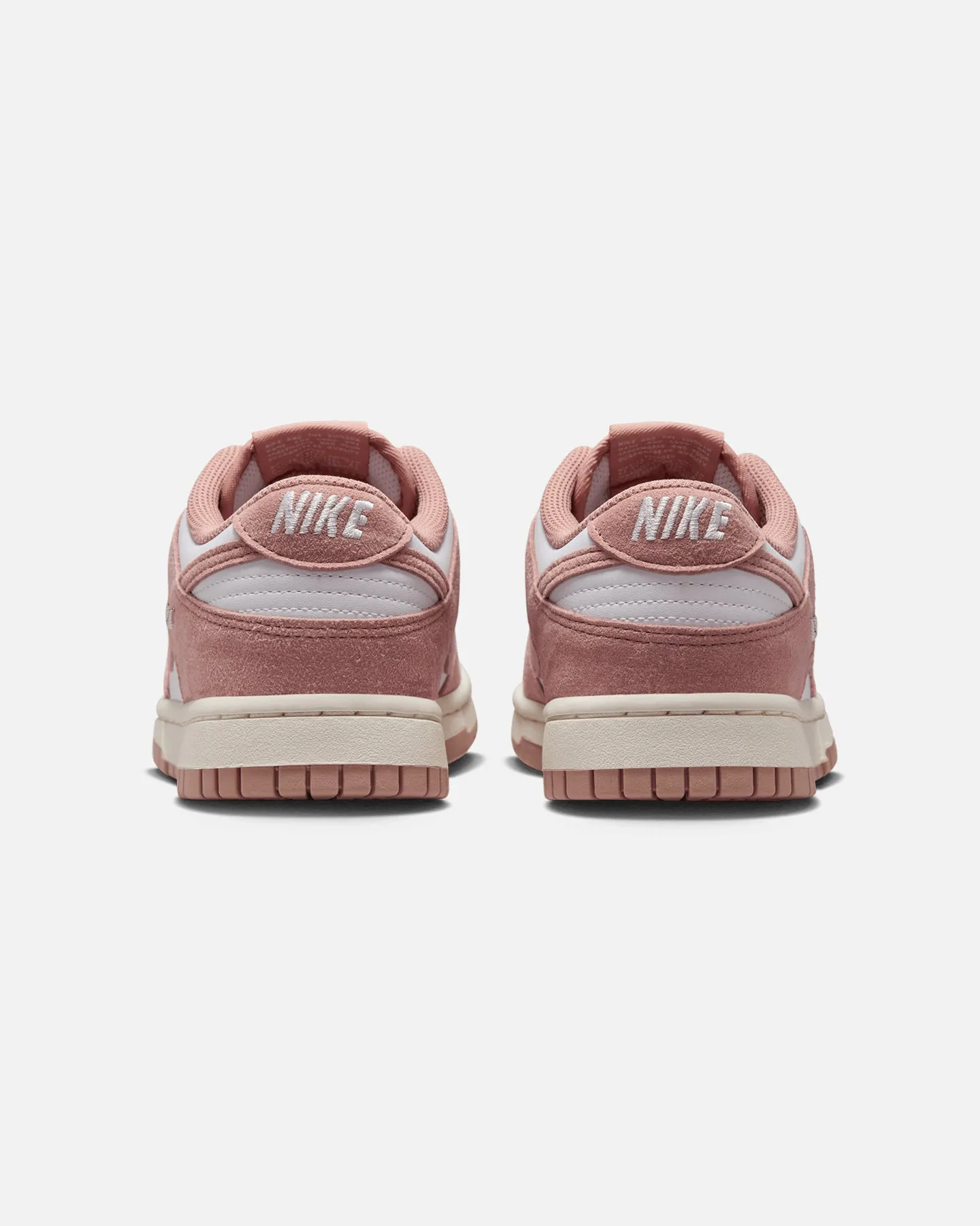 Desert Cool Nike Women's Dunk Low "Suede Pack" White/Pink