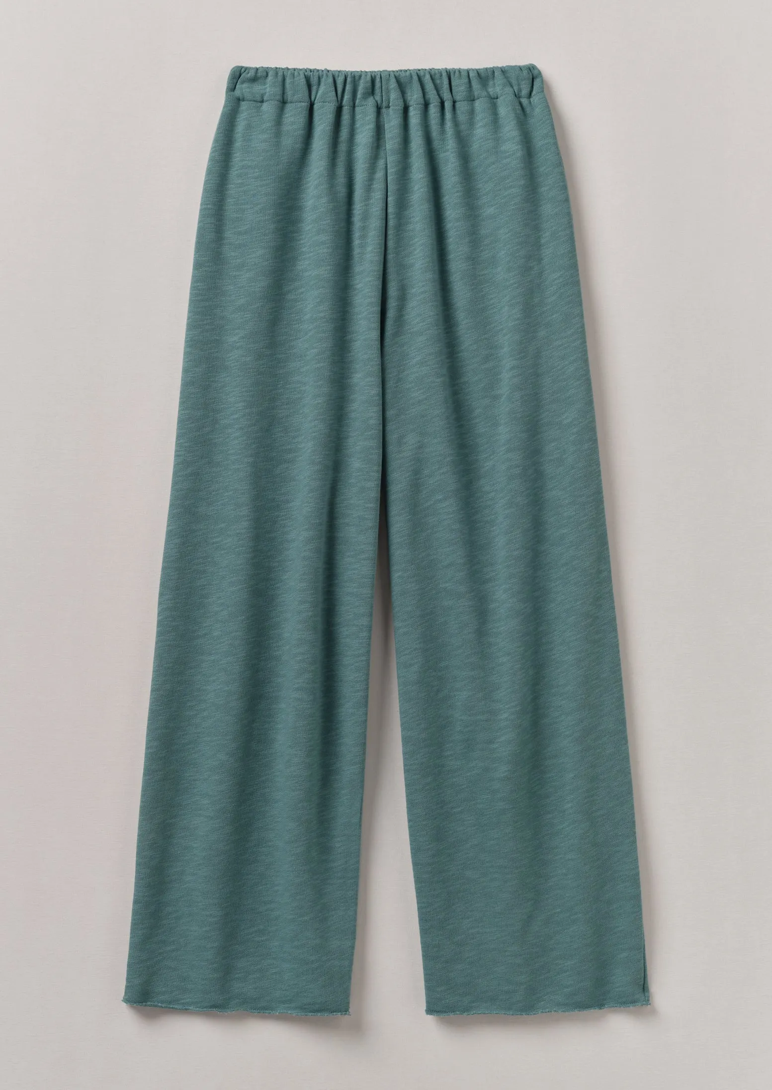 Full Length Loopback Jersey Pants | Dusty Jade Relaxed Style