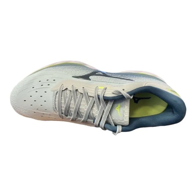 Road Mizuno scarpa da corsa da uomo Wave Sky 5 J1GC210224 grigio-neo lime