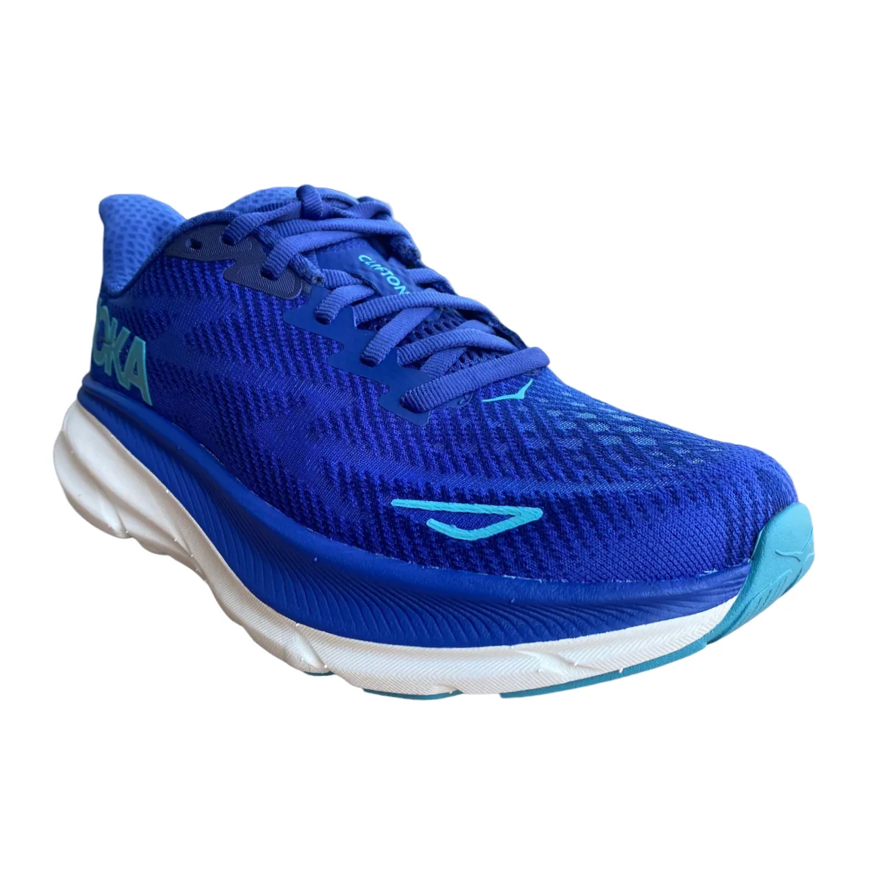 Padded Tongue MDOutsole Hoka One One scarpa da corsa da donna Clifton 9 1127896-BBES blu-celeste