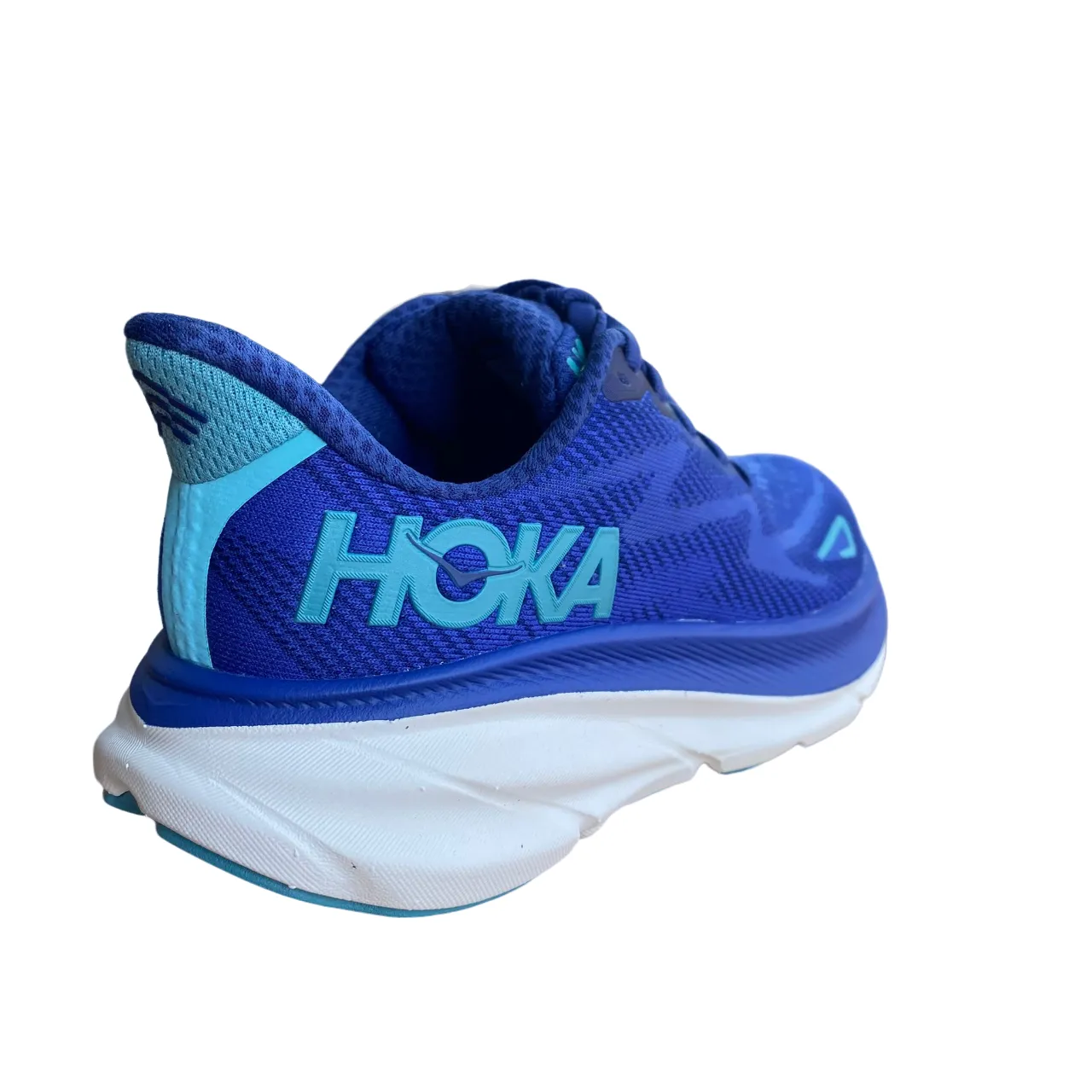 Hoka One One scarpa da corsa da donna Clifton 9 1127896-BBES blu-celeste embossed running shoes