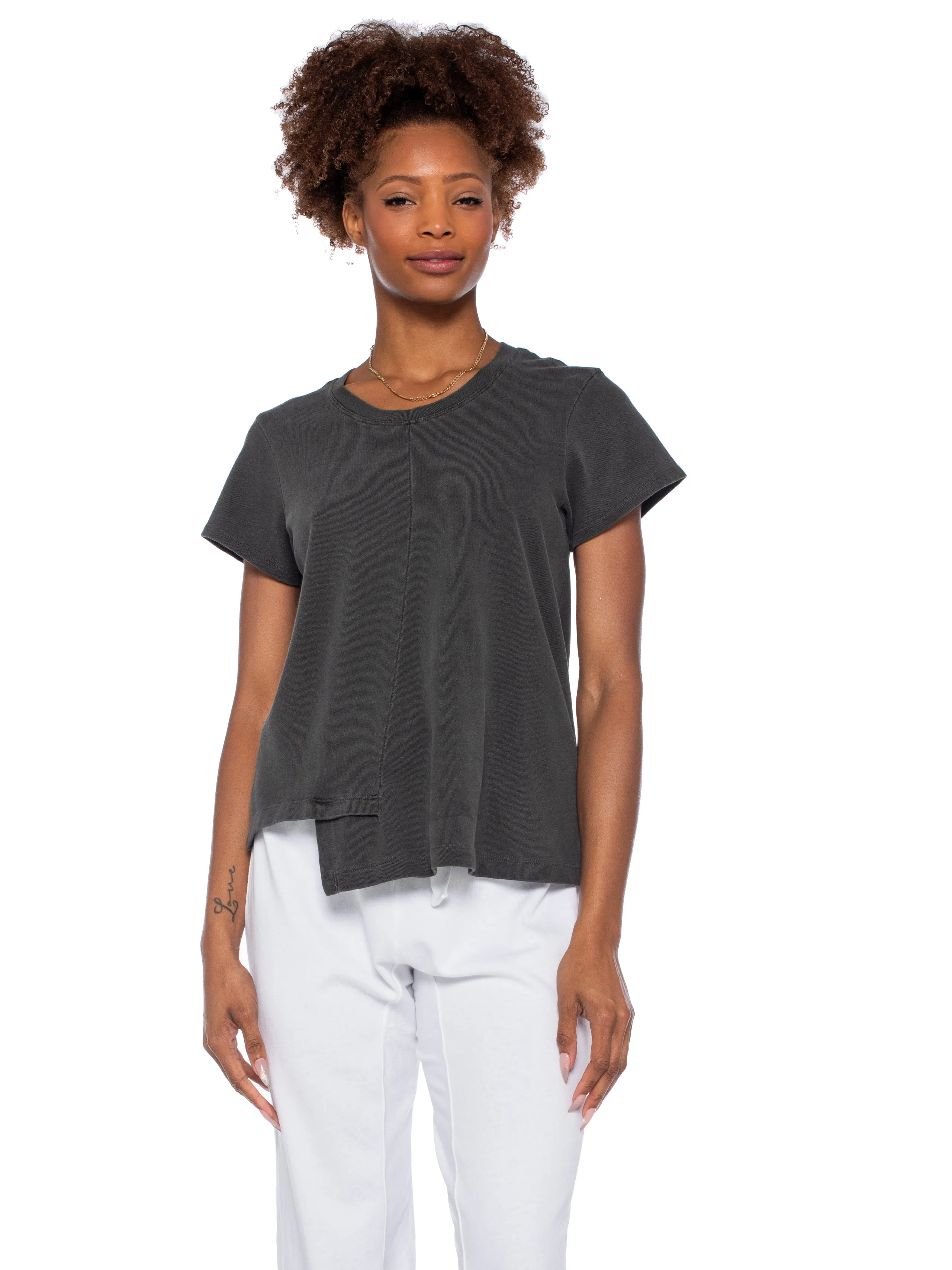 Novelty Stitch Shifted Shrunken Tree Beaded details Fashion and Comfort